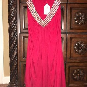 Sky Mini Red Dress